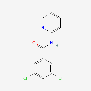 molecular formula C12H8Cl2N2O B4720330 3,5-DICHLORO-N-(2-PYRIDINYL)BENZAMIDE 