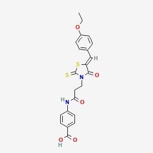 molecular formula C22H20N2O5S2 B4720915 MFCD02365786 