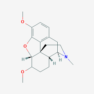 molecular formula C₁₉H₂₅NO₃ B047210 Tetrahydrothebaine CAS No. 41714-53-8