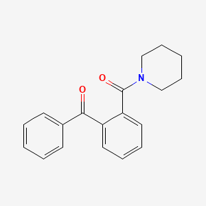 molecular formula C19H19NO2 B4721023 Piperidine, 1-(o-benzoylbenzoyl)- CAS No. 31802-12-7