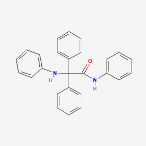 molecular formula C26H22N2O B4722948 N,2,2-triphenyl-2-(phenylamino)acetamide 