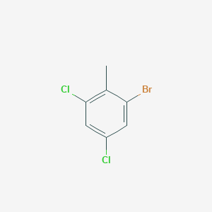 molecular formula C7H5BrCl2 B047230 1-Bromo-3,5-dichloro-2-methylbenzene CAS No. 115615-19-5