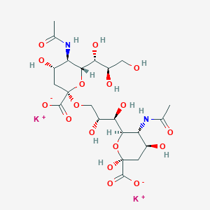 molecular formula C22H34K2N2O17 B047231 alpha-(2-9)-Disialic acid CAS No. 114474-59-8