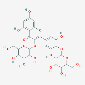 molecular formula C27H30O17 B047243 Quercetin 3,4'-diglucoside CAS No. 29125-80-2