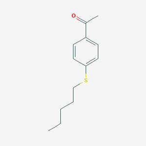molecular formula C13H18OS B472466 4'-(n-Pentylthio)acetophenone CAS No. 101267-04-3