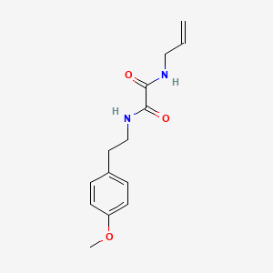 molecular formula C14H18N2O3 B4724765 N-[2-(4-methoxyphenyl)ethyl]-N'-prop-2-enyloxamide 