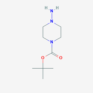 molecular formula C9H19N3O2 B047249 Tert-butyl 4-aminopiperazine-1-carboxylate CAS No. 118753-66-5