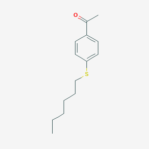 1-[4-(Hexylsulfanyl)phenyl]ethanone