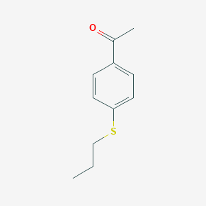 molecular formula C11H14OS B472512 4'-(n-Propylthio)acetophenone CAS No. 15560-09-5