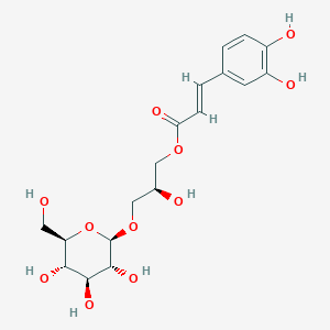 molecular formula C18H24O11 B047254 Regaloside C CAS No. 117591-85-2