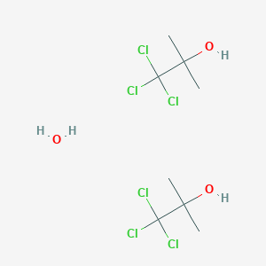 molecular formula C8H16Cl6O3 B047255 Chlorobutanol Hemihydrate CAS No. 6001-64-5