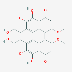 molecular formula C30H30O10 B047256 Phleichrome CAS No. 124986-26-1