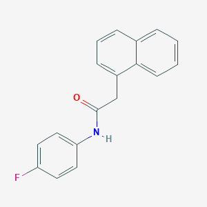 molecular formula C18H14FNO B472600 N-(4-fluorophenyl)-2-(1-naphthyl)acetamide CAS No. 642939-86-4