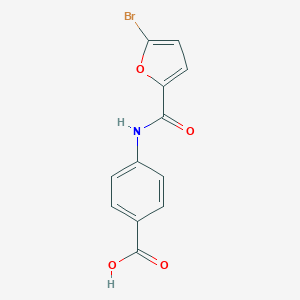 molecular formula C12H8BrNO4 B472603 4-[(5-Bromo-2-furoyl)amino]benzoic acid CAS No. 723755-27-9