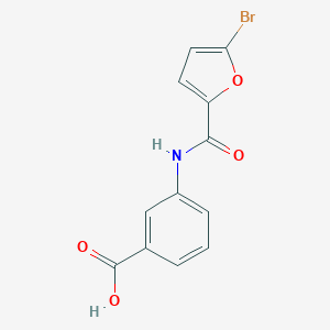 3-[(5-Bromofuran-2-carbonyl)amino]benzoic acid