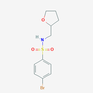 4-bromo-N-(tetrahydrofuran-2-ylmethyl)benzenesulfonamide