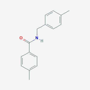 molecular formula C16H17NO B472631 4-methyl-N-(4-methylbenzyl)benzamide CAS No. 33515-44-5