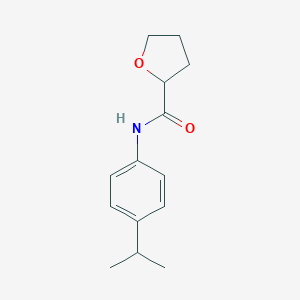 molecular formula C14H19NO2 B472681 N-(4-isopropylphenyl)tetrahydro-2-furancarboxamide CAS No. 549476-65-5