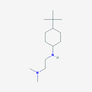 molecular formula C14H30N2 B4727239 N-(4-tert-butylcyclohexyl)-N',N'-dimethylethane-1,2-diamine 