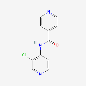 molecular formula C11H8ClN3O B4727363 N-(3-chloropyridin-4-yl)pyridine-4-carboxamide 