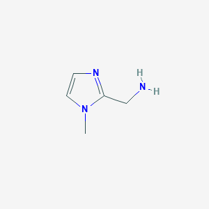 molecular formula C5H9N3 B047275 (1-Methyl-1H-imidazol-2-yl)methanamine CAS No. 124312-73-8
