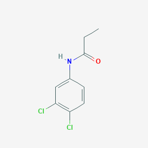 molecular formula C9H9Cl2NO<br>C9H9Cl2NO<br>C6H3Cl2NHCOCH2CH3 B472794 Propanil CAS No. 709-98-8