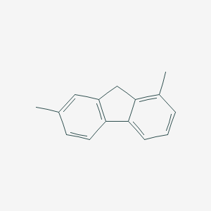 molecular formula C15H14 B047281 1,7-Dimethylfluorene CAS No. 442-66-0