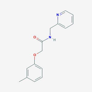 2-(3-methylphenoxy)-N-(2-pyridinylmethyl)acetamide