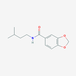 N-isopentyl-1,3-benzodioxole-5-carboxamide