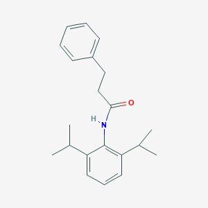 N-[2,6-di(propan-2-yl)phenyl]-3-phenylpropanamide