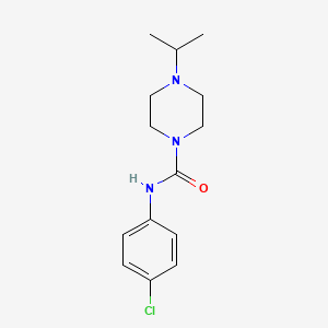 molecular formula C14H20ClN3O B4729382 N-(4-chlorophenyl)-4-(propan-2-yl)piperazine-1-carboxamide 