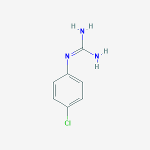 molecular formula C7H8ClN3 B047294 1-(4-Chlorophenyl)guanidine CAS No. 45964-97-4