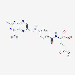 molecular formula C20H21N7O5 B047298 2-Desamino-2-methylaminopterin CAS No. 118869-52-6