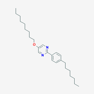 2-(4-Heptylphenyl)-5-(nonyloxy)pyrimidine
