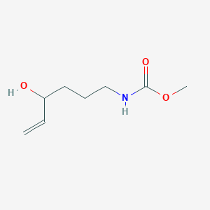 molecular formula C8H15NO3 B047304 Methyl (4-hydroxyhex-5-en-1-yl)carbamate CAS No. 116699-71-9