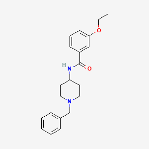 molecular formula C21H26N2O2 B4730403 N-(1-benzylpiperidin-4-yl)-3-ethoxybenzamide 