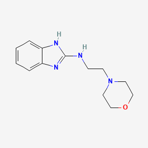 molecular formula C13H18N4O B4730647 N-(2-morpholin-4-ylethyl)-1H-benzimidazol-2-amine 