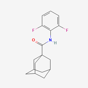molecular formula C17H19F2NO B4730992 N-(2,6-difluorophenyl)tricyclo[3.3.1.1~3,7~]decane-1-carboxamide 