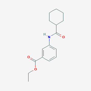 molecular formula C16H21NO3 B473157 Ethyl 3-(cyclohexanecarbonylamino)benzoate CAS No. 315712-31-3