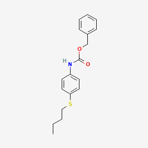 molecular formula C18H21NO2S B4731776 benzyl N-(4-butylsulfanylphenyl)carbamate 
