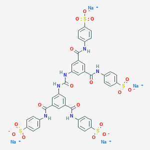 Tetrasodium;4-[[3-[[3,5-bis[(4-sulfonatophenyl)carbamoyl]phenyl]carbamoylamino]-5-[(4-sulfonatophenyl)carbamoyl]benzoyl]amino]benzenesulfonate
