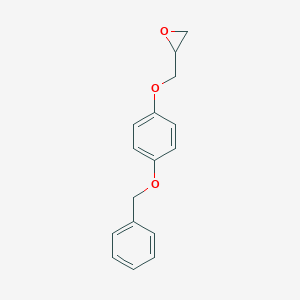 molecular formula C16H16O3 B047321 ((p-(Benzyloxy)phenoxy)methyl)oxirane CAS No. 28150-30-3