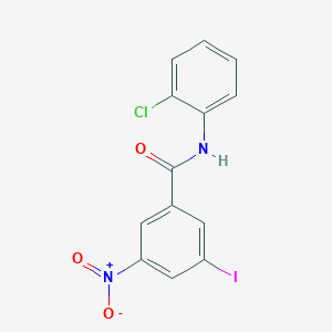 molecular formula C13H8ClIN2O3 B4732119 N-(2-chlorophenyl)-3-iodo-5-nitrobenzamide 