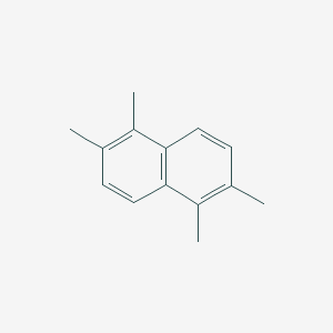 molecular formula C14H16 B047324 1,2,5,6-Tetramethylnaphthalene CAS No. 2131-43-3