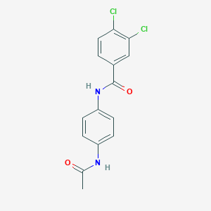 molecular formula C15H12Cl2N2O2 B473296 N-(4-acetamidophenyl)-3,4-dichlorobenzamide CAS No. 194722-96-8