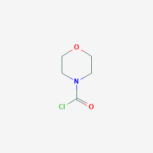 molecular formula C5H8ClNO2 B047336 4-Morpholinecarbonyl chloride CAS No. 15159-40-7