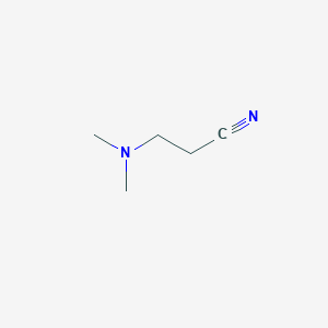 molecular formula (CH3)2NCH2CH2CN B047339 3-(Dimethylamino)propanenitrile CAS No. 1738-25-6