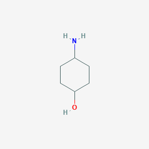 molecular formula C6H13NO B047343 trans-4-Aminocyclohexanol CAS No. 27489-62-9