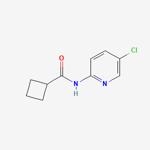molecular formula C10H11ClN2O B4734375 N-(5-chloropyridin-2-yl)cyclobutanecarboxamide 