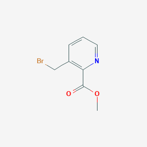 molecular formula C8H8BrNO2 B047344 Methyl 3-(bromomethyl)picolinate CAS No. 116986-09-5